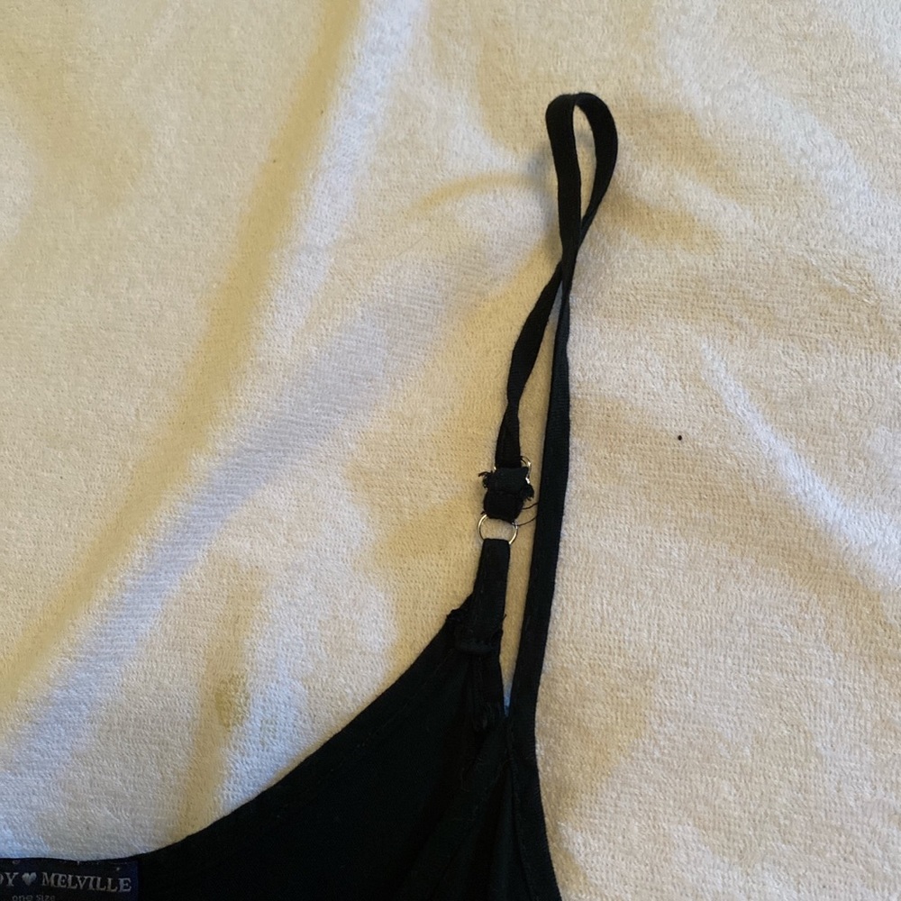 Black Button Rompers - image 3